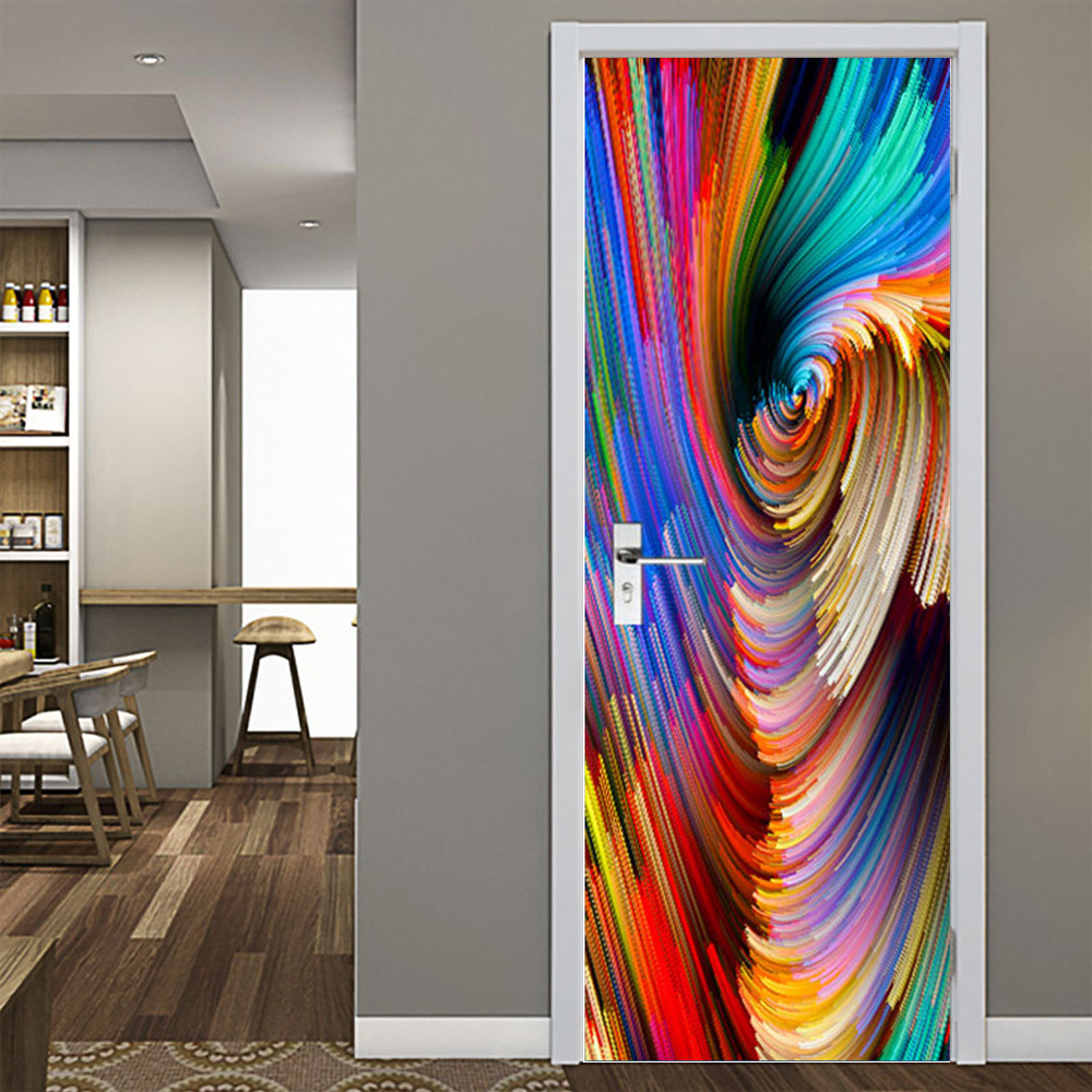 3D PVC door stickers Self-adhe - Home Decor On Sale reseña y precio