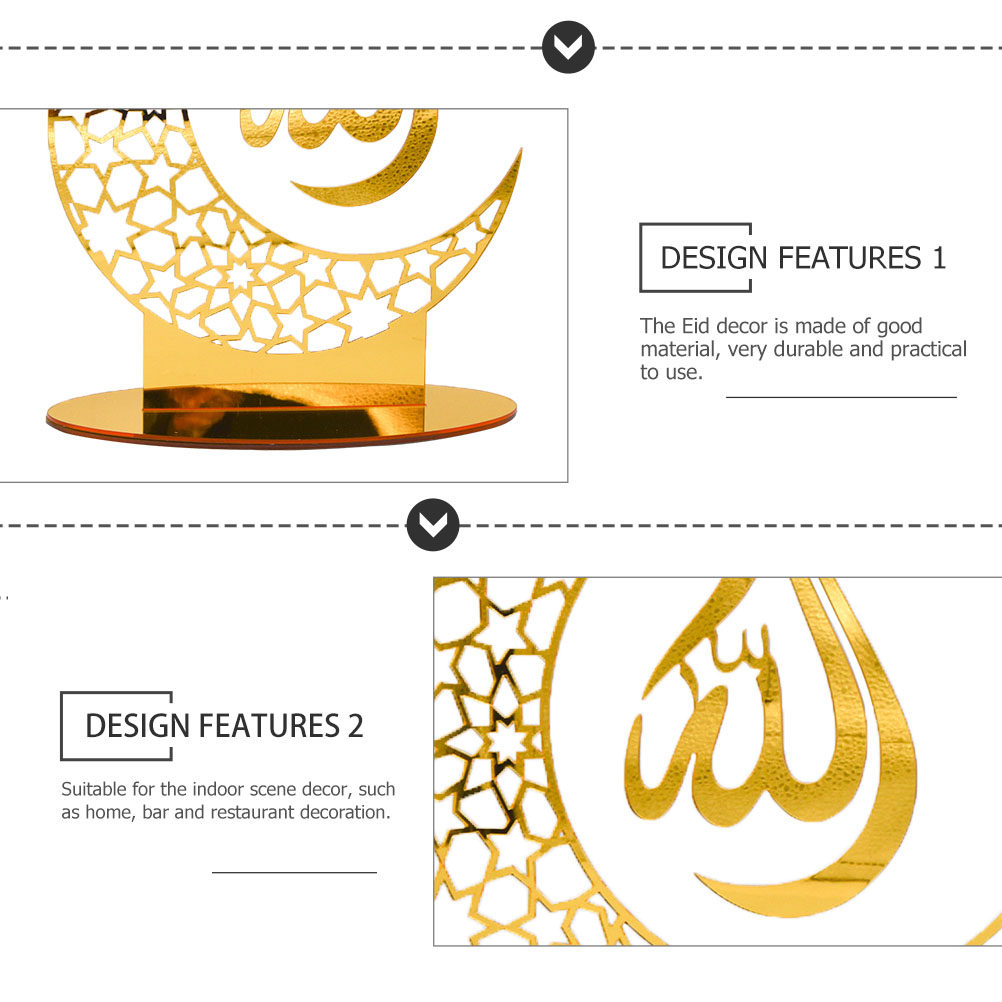 Acrylic Moon Ramadan Ornament  - Home Decor Ramadan reseña y precio