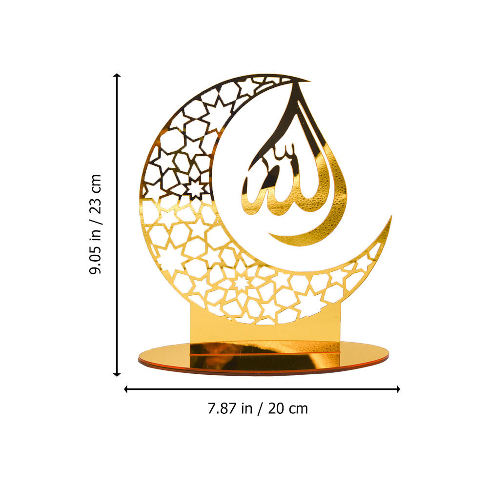 Acrylic Moon Ramadan Ornament  - Home Decor Ramadan reseña y precio