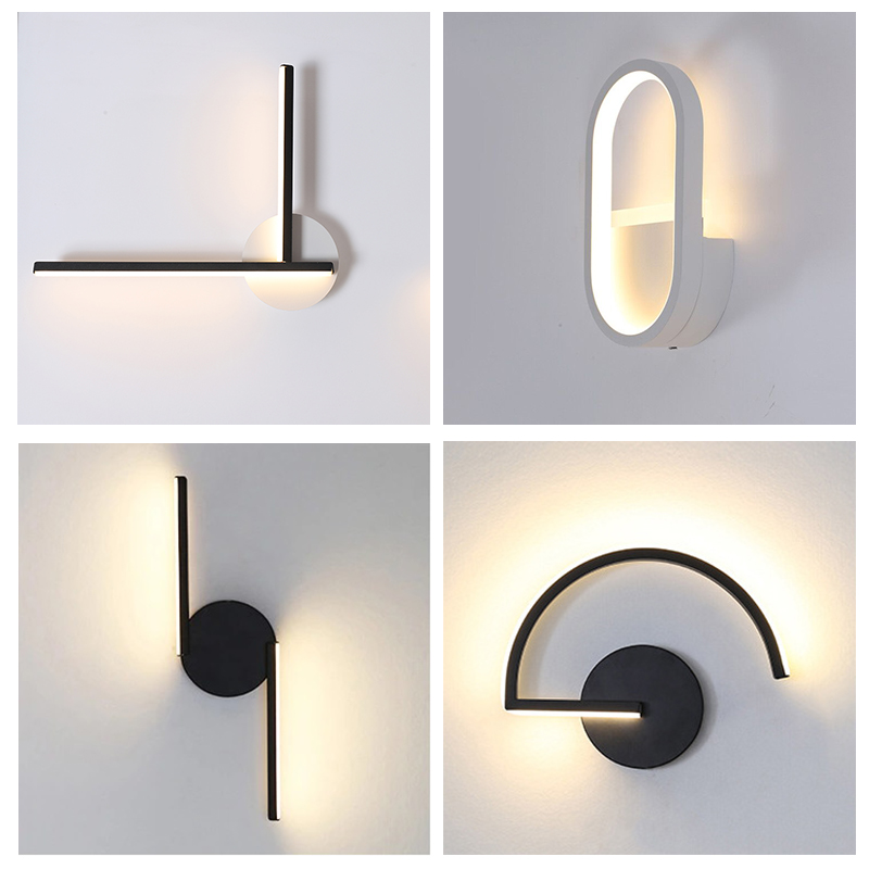 Modern Nordic LED Wall Lamp, M - Home Decor White reseña y precio
