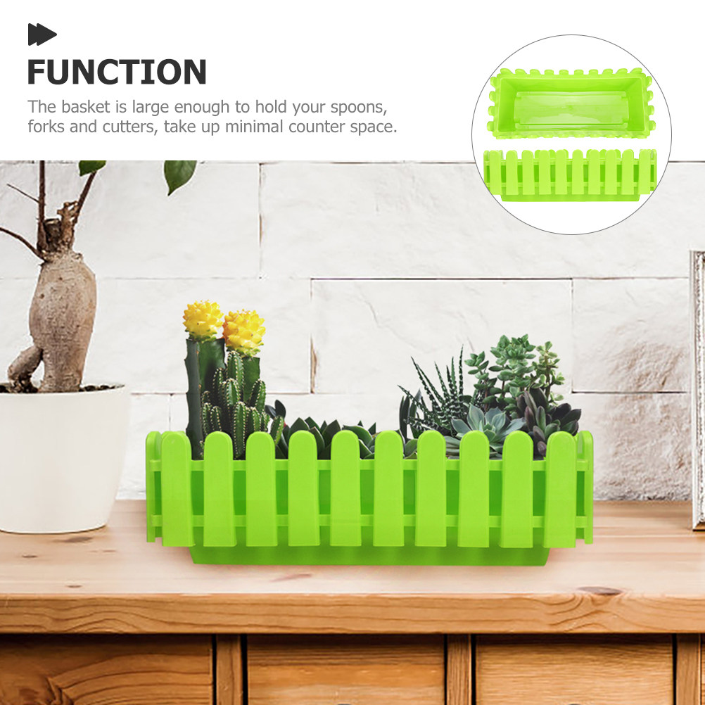 2Pcs Flowerpot Fence Window Bo - Succulent Planter Pot reseña y precio