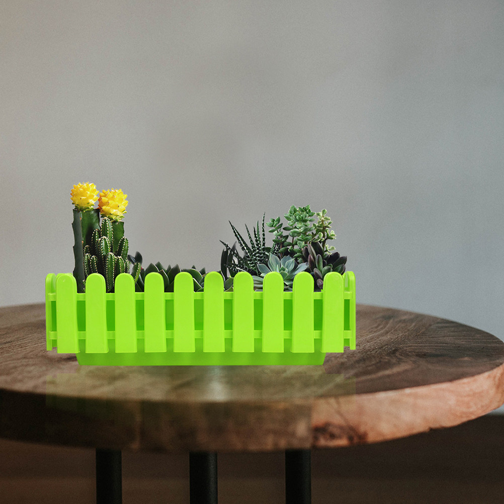 2Pcs Flowerpot Fence Window Bo - Succulent Planter Pot reseña y precio