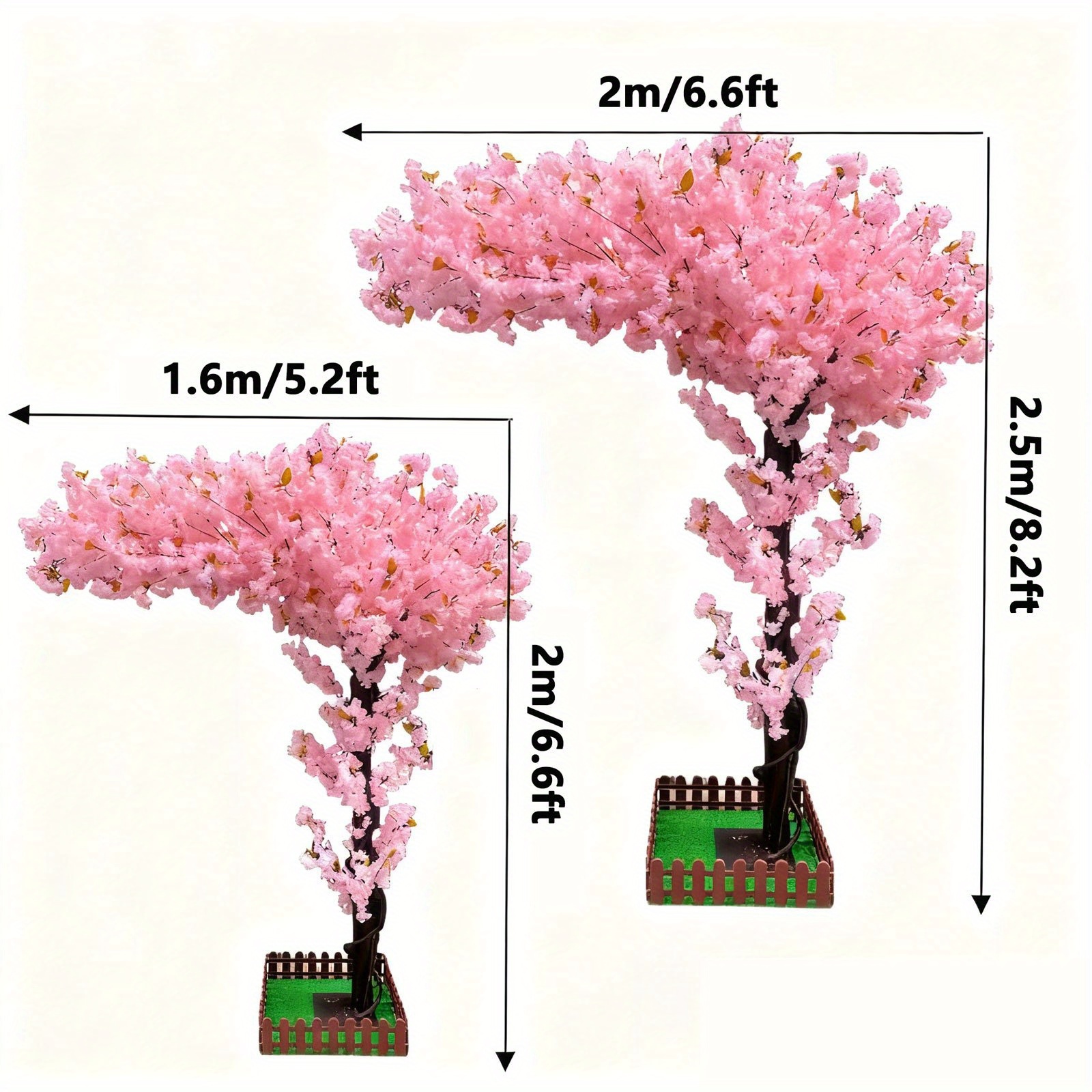 Artificial Cherry Blossom Tree - Home Decor White reseña y precio