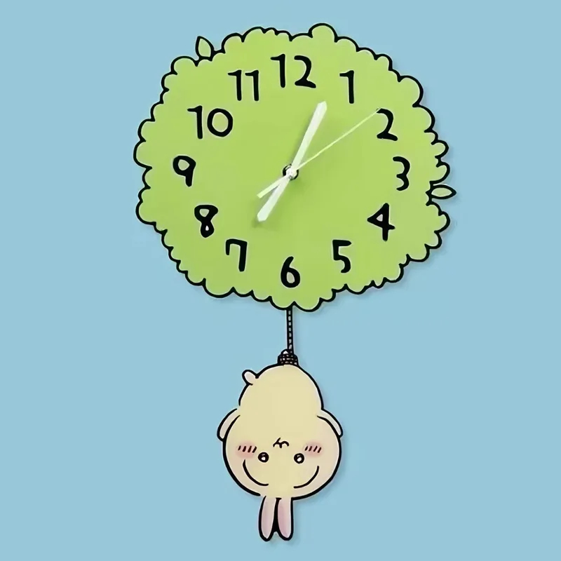 Cute Chiikawa Pendulum Wall Cl - Home Decor Online reseña y precio