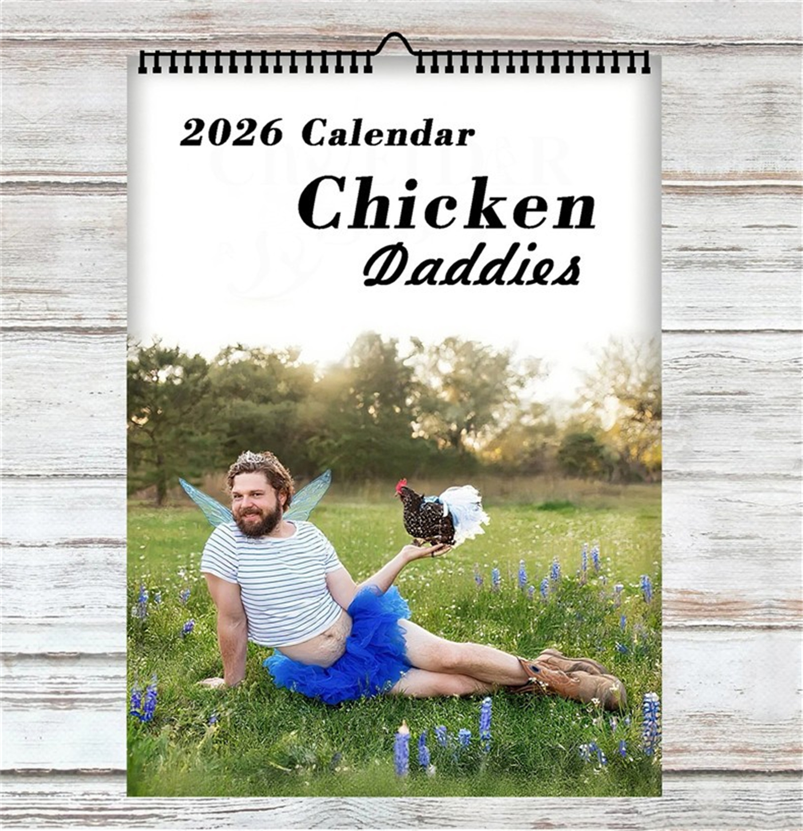 2026 Funny Chicken Daddy Wall  - Home Decor White reseña y precio