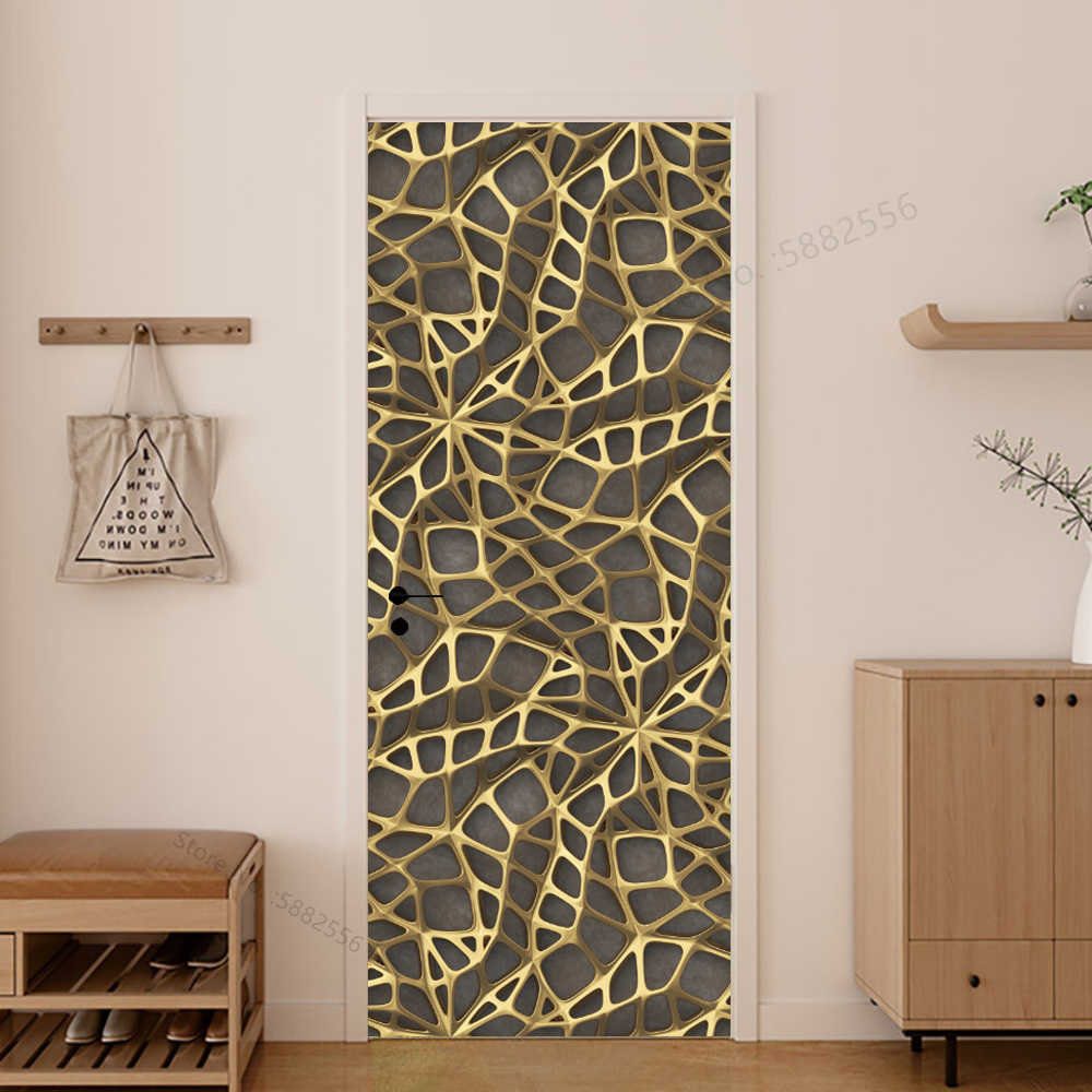 Imitation Wood Door Sticker Re - Home Decor On Sale reseña y precio