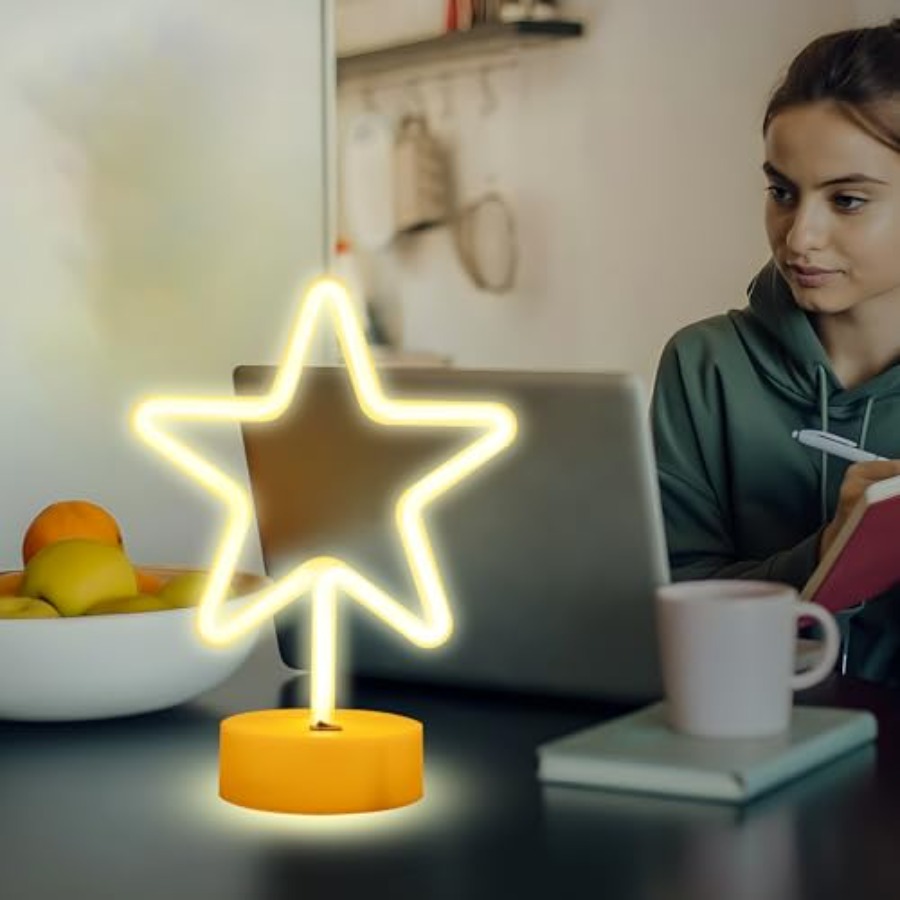 Warm White Star Shaped LED Neo - Home Decor White reseña y precio