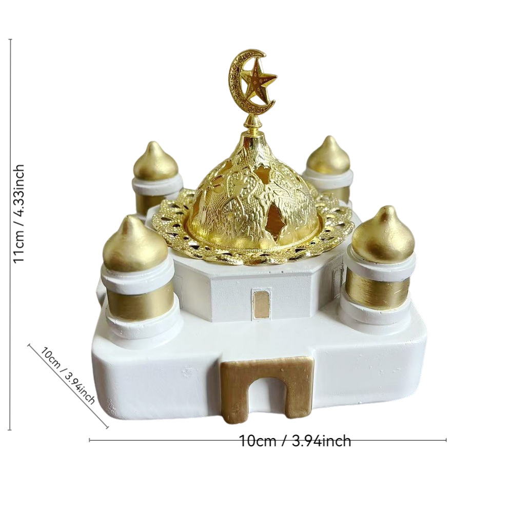 Resin Islamic Mosque - Incense - Home Decor Ramadan reseña y precio