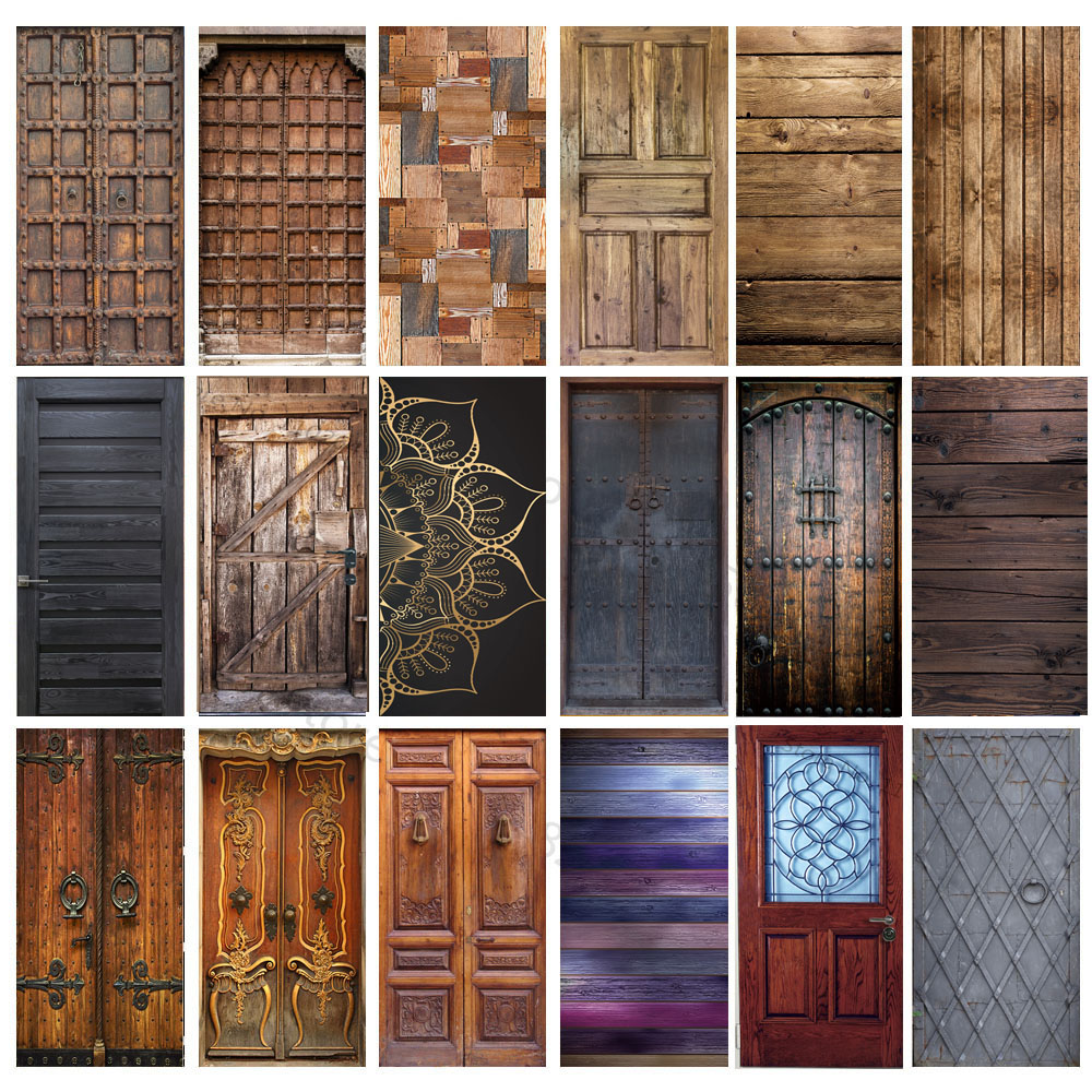 Imitation Wood Doors Sticker R - Home Decor On Sale reseña y precio