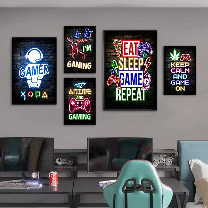 1pc frameless Canvas Painting  - Home Decor Game reseña y precio