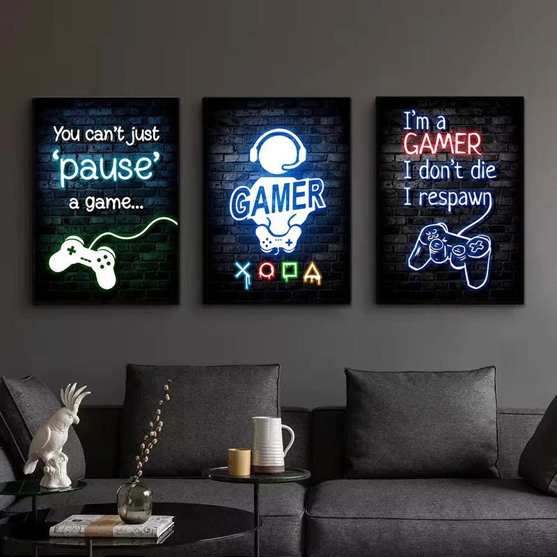 1pc frameless Canvas Painting  - Home Decor Game reseña y precio