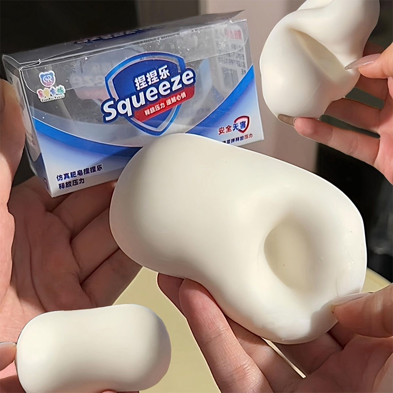 Soft Fake White Soap Squishy S - Home Decor White reseña y precio