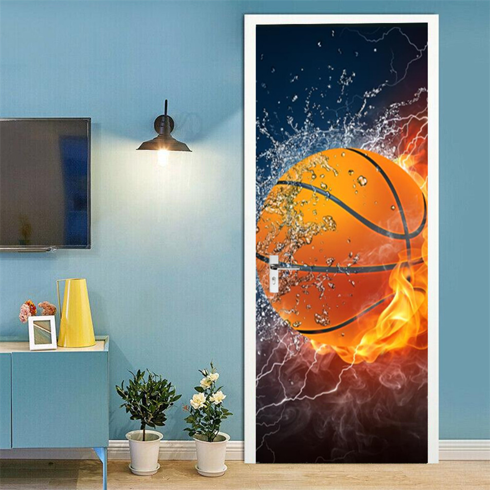Football Basketball 3D Wallpap - Home Decor On Sale reseña y precio