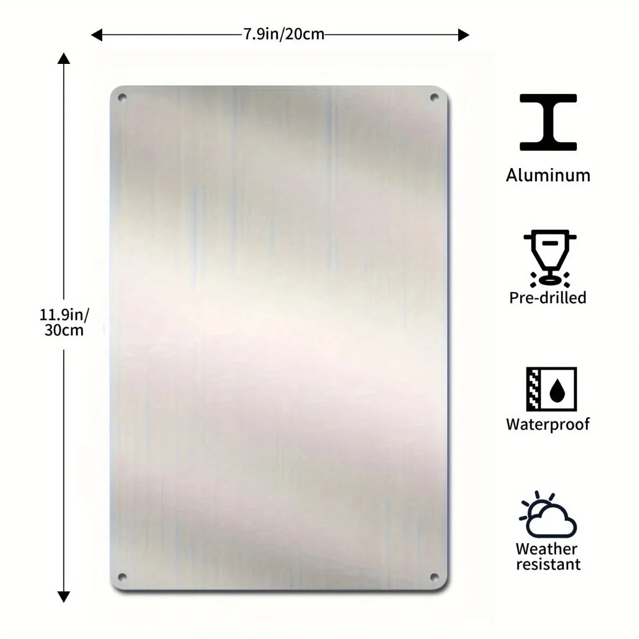Personalized White Metal Custo - Home Decor White reseña y precio
