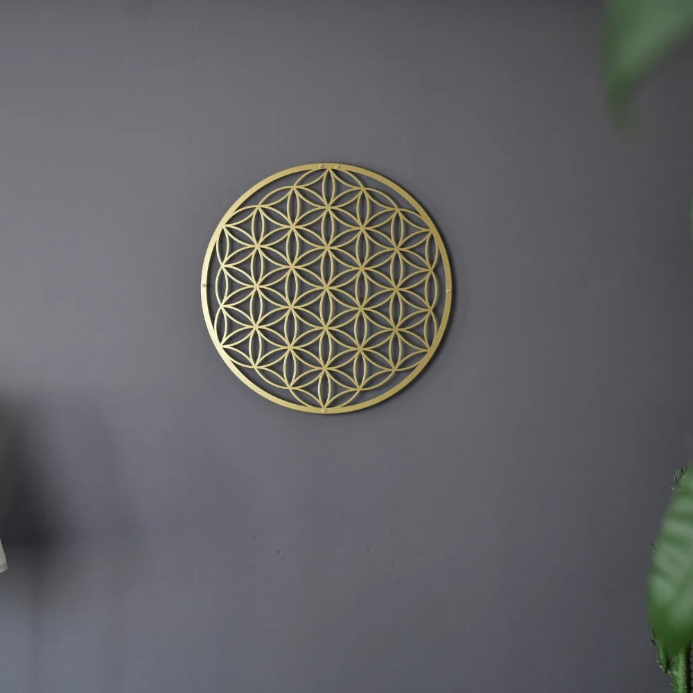 Flower of Life Metal Wall Art  - Home Decor Sofa reseña y precio