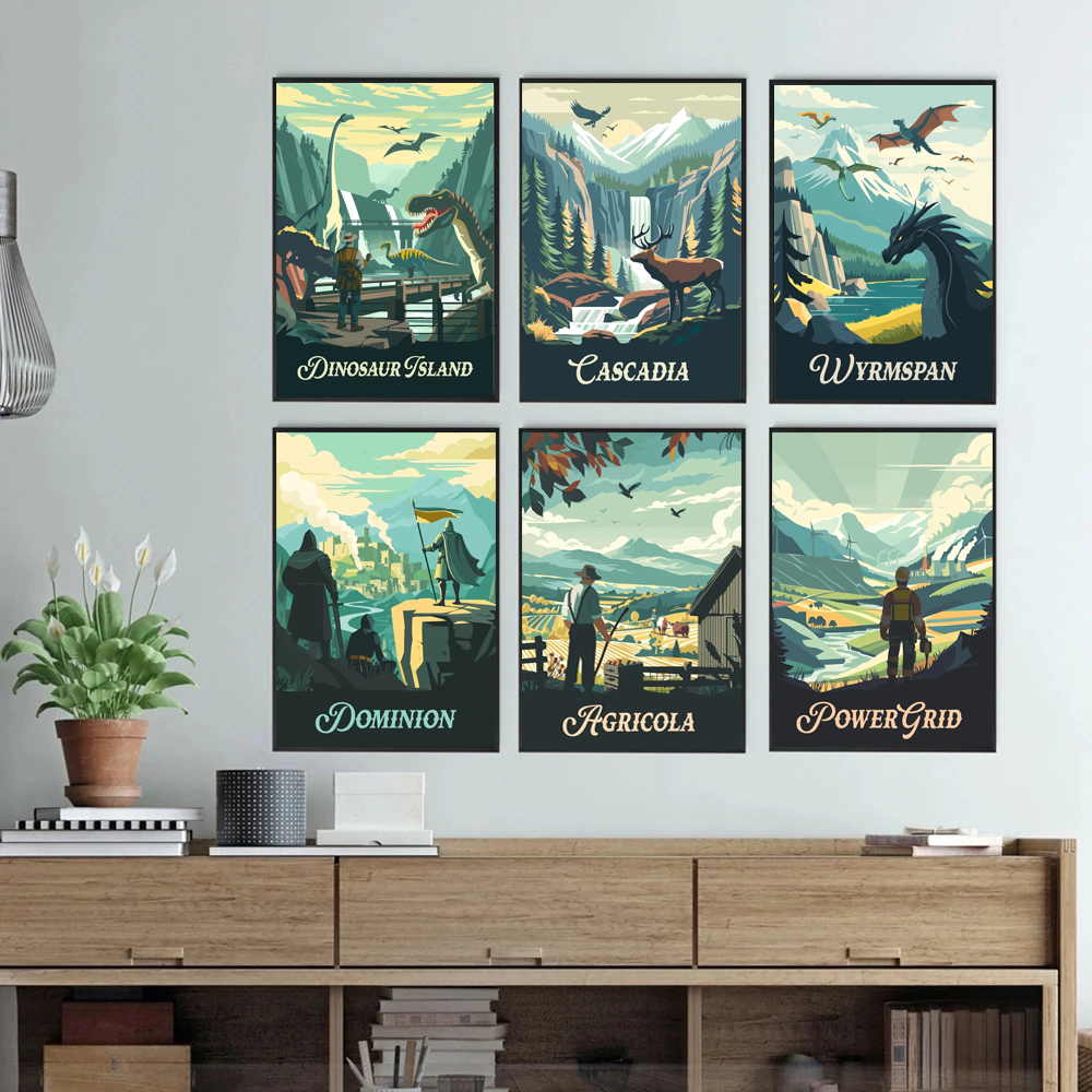 Cartoon Abstract Game Scene La - Home Decor Game reseña y precio