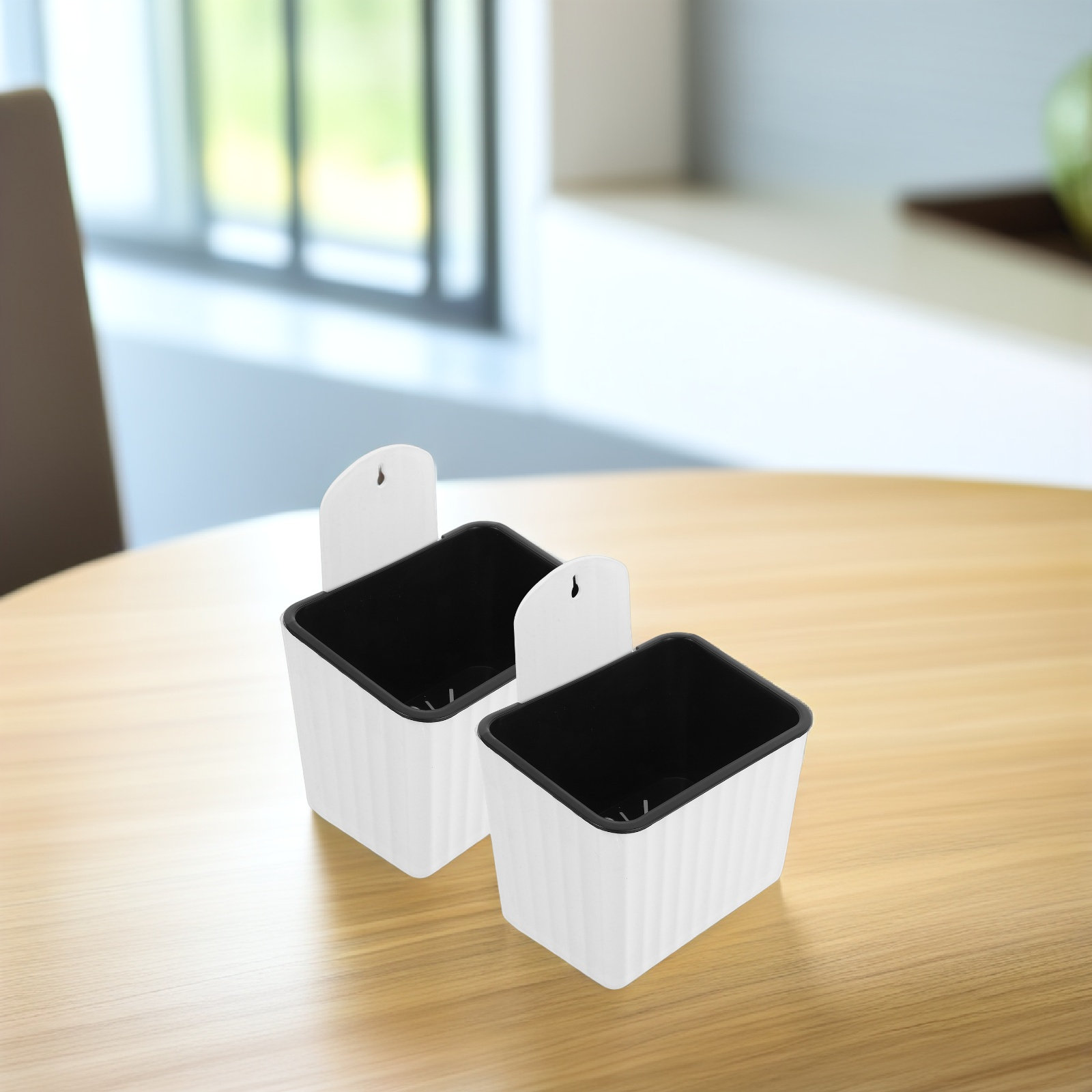 2Pcs Wall Mount Flower Pots Se - Succulent Planter Pot reseña y precio