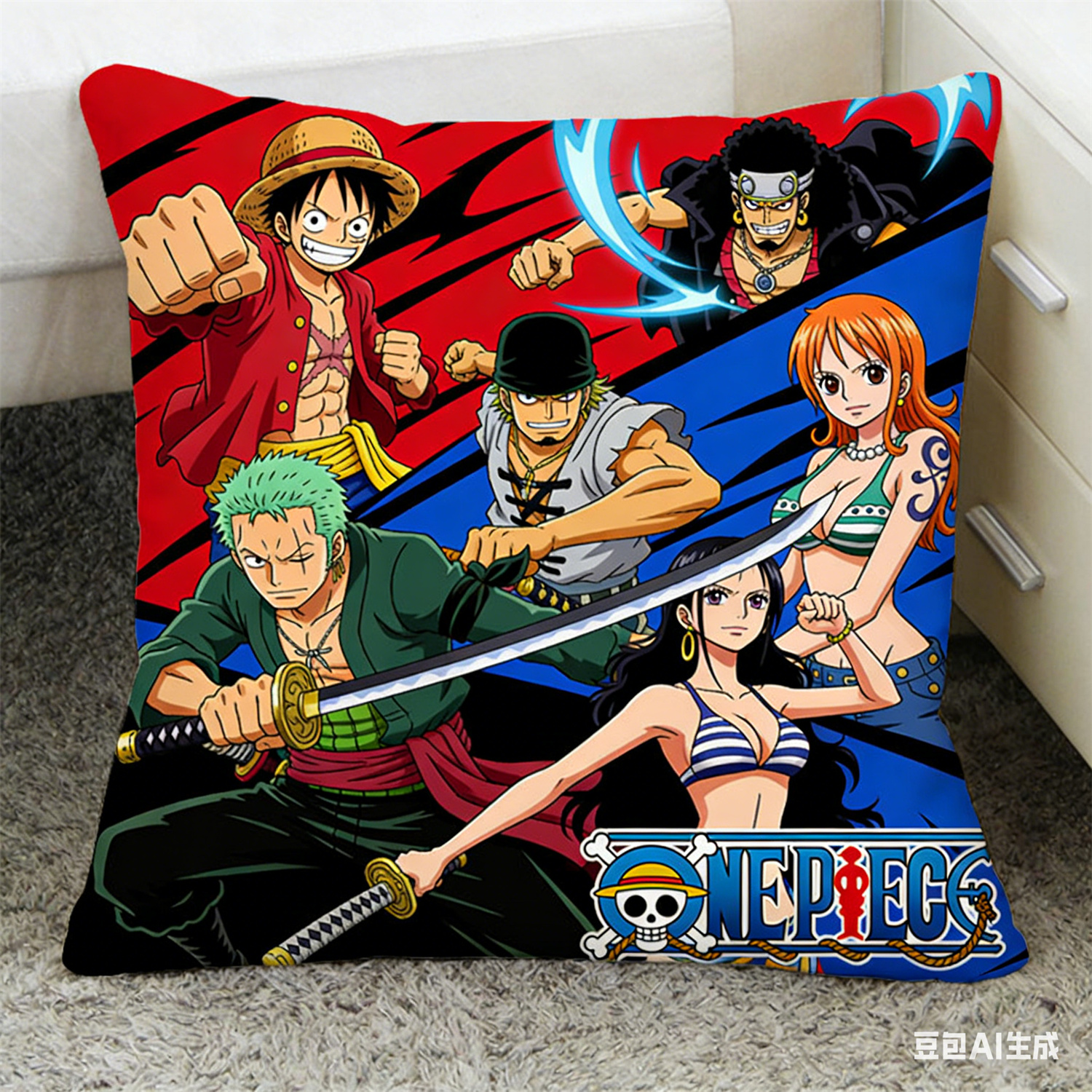 One Piece Pillow Cover, Anime  - Home Decor Online reseña y precio
