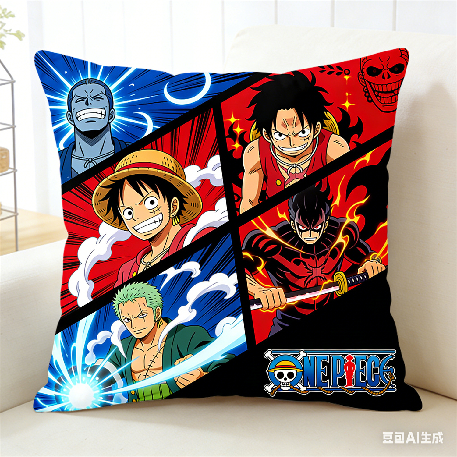 One Piece Pillow Cover, Anime  - Home Decor Online reseña y precio