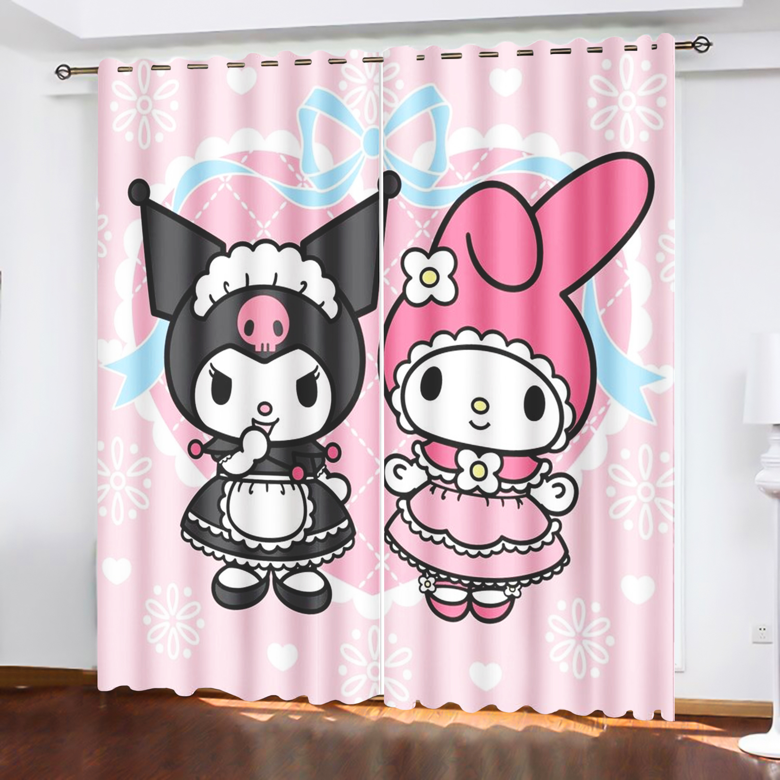 Kuromi Home Decor Printed Curt - Home Decor Curtains reseña y precio