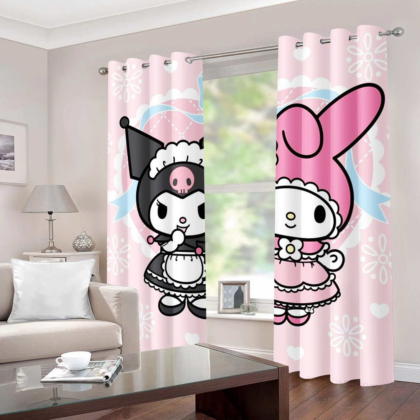 Kuromi Home Decor Printed Curt - Home Decor Curtains reseña y precio