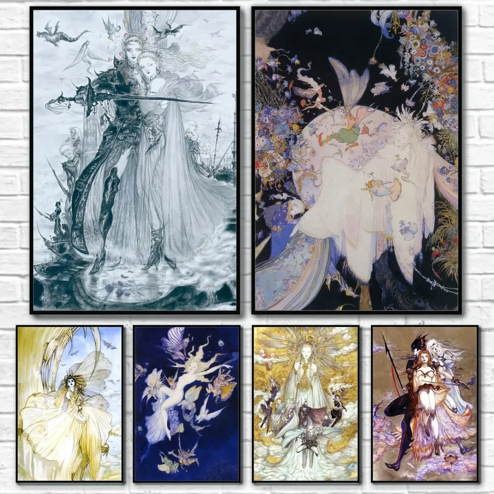 Yoshitaka Amano Final Fantasy  - Home Decor Game reseña y precio