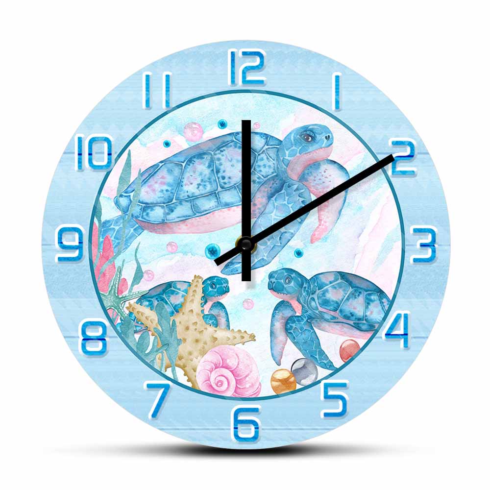 Watercolor Painting Sea Turtle - Home Decor Under 300 reseña y precio