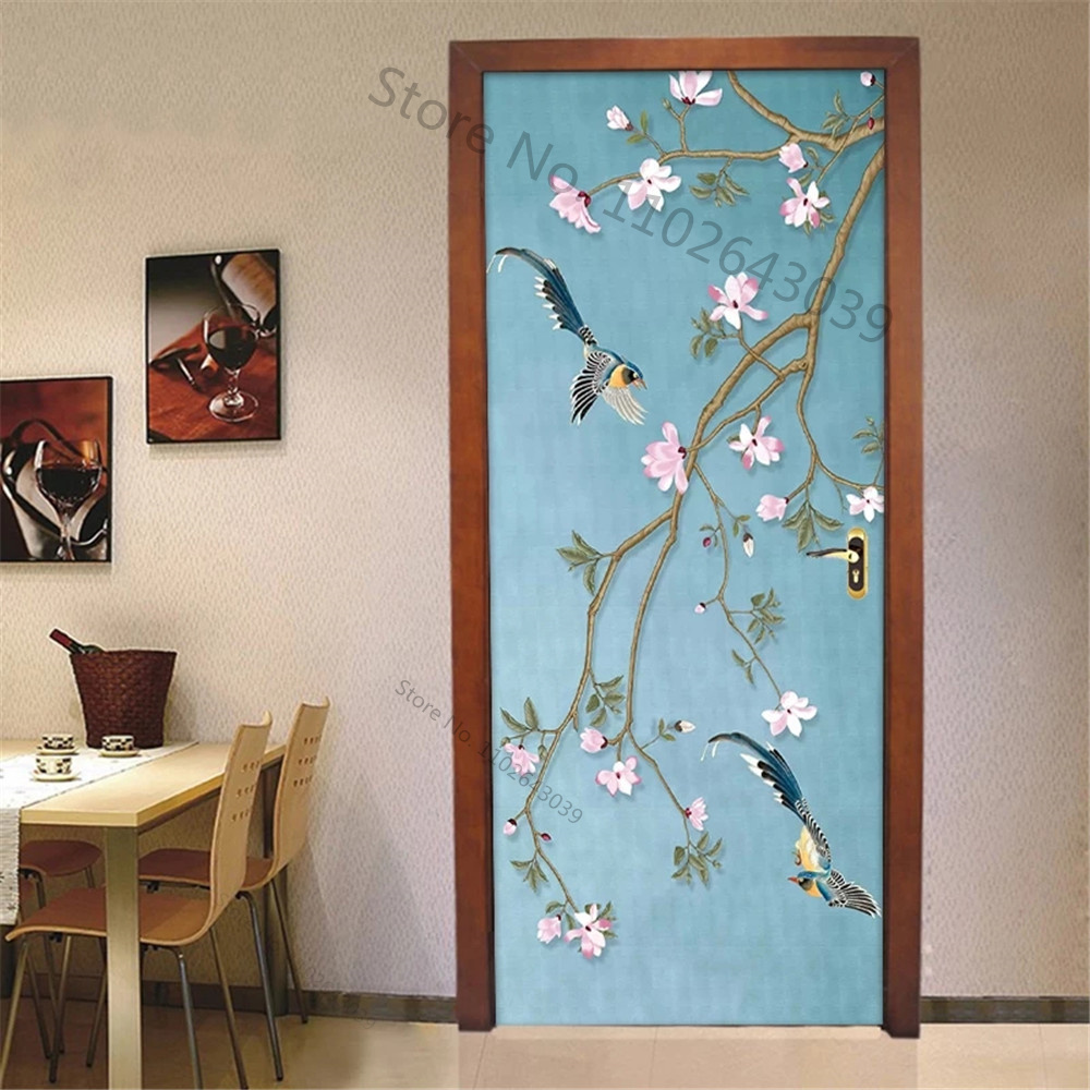 Pastoral Flower Leaf 3D Door S - Home Decor On Sale reseña y precio