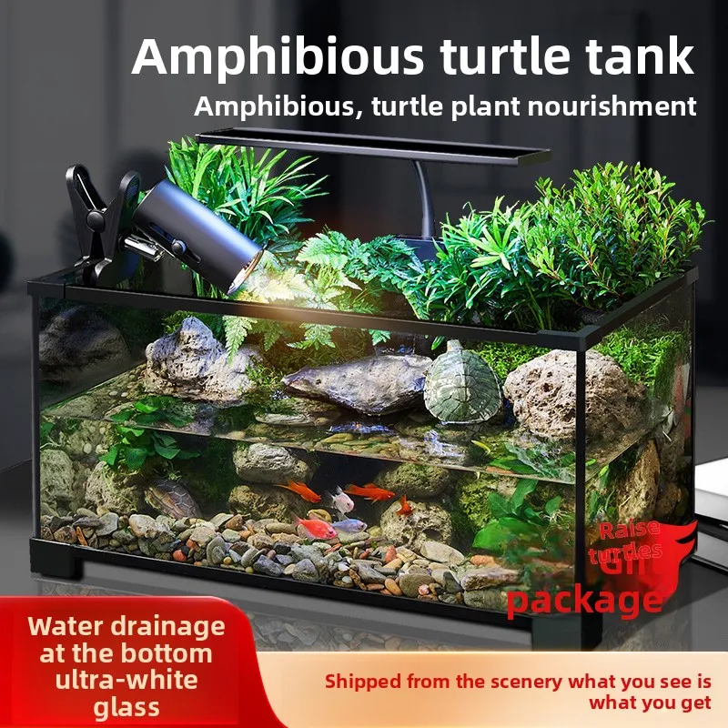 Ultra Clear Glass Turtle Tank  - Home Decor Habitat reseña y precio