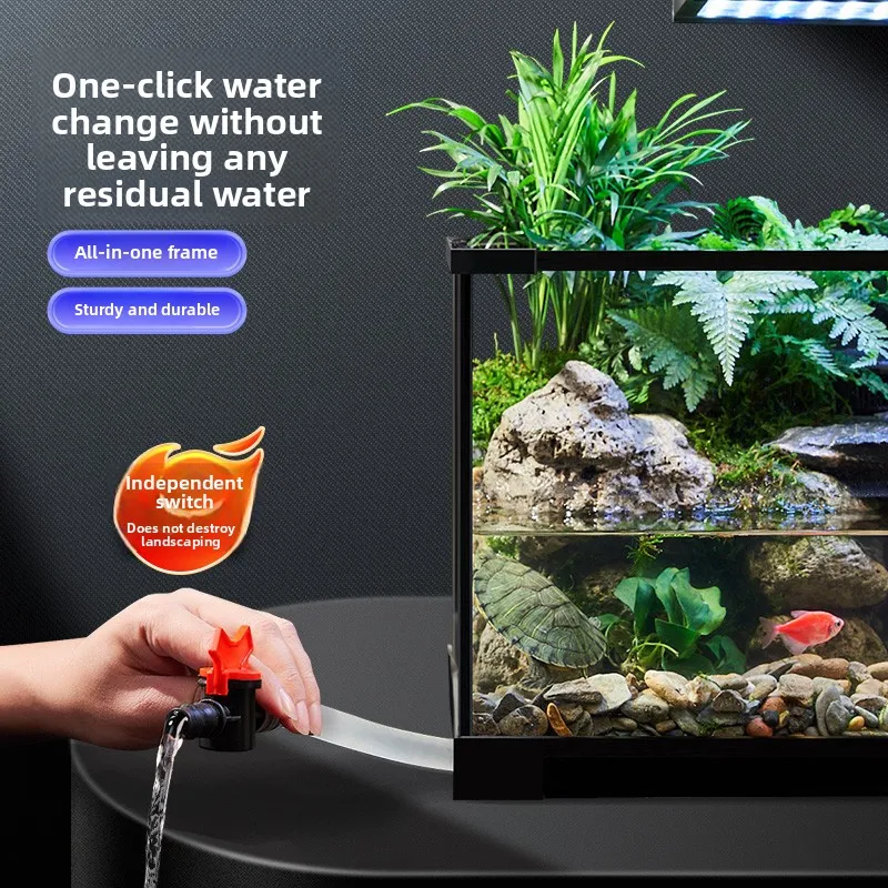 Ultra Clear Glass Turtle Tank  - Home Decor Habitat reseña y precio