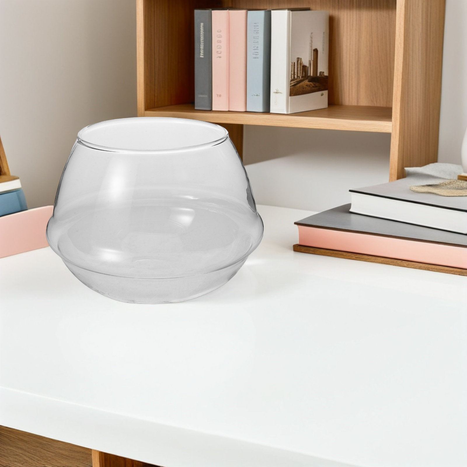 Hydroponic Glass Bowl Transpar - Succulent Planter Pot reseña y precio