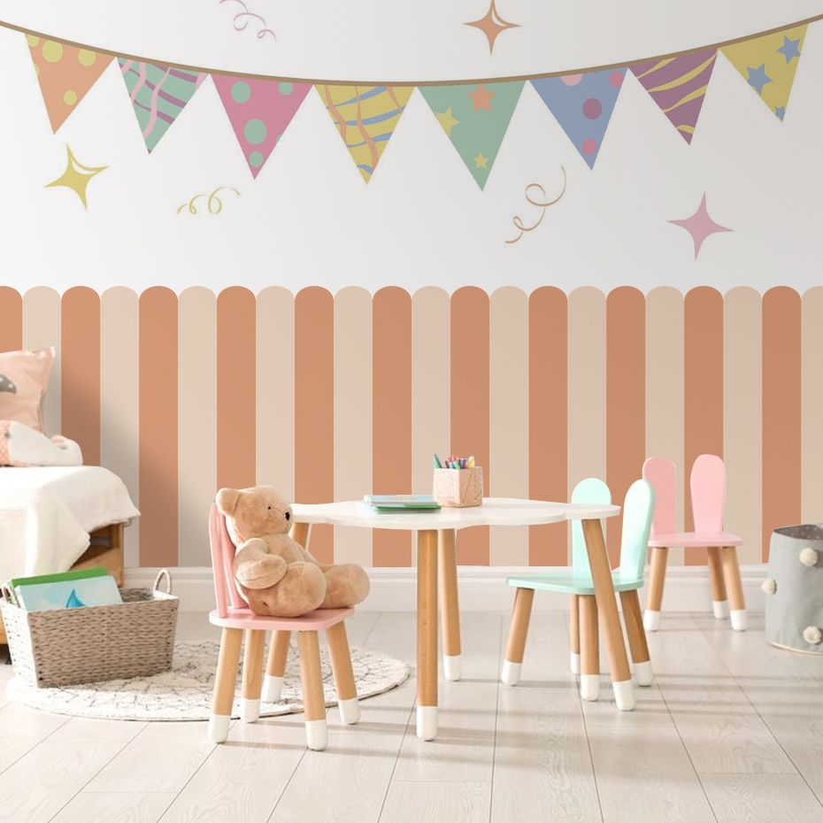 Multicolor Vertical Striped Ar - Home Decor Game reseña y precio
